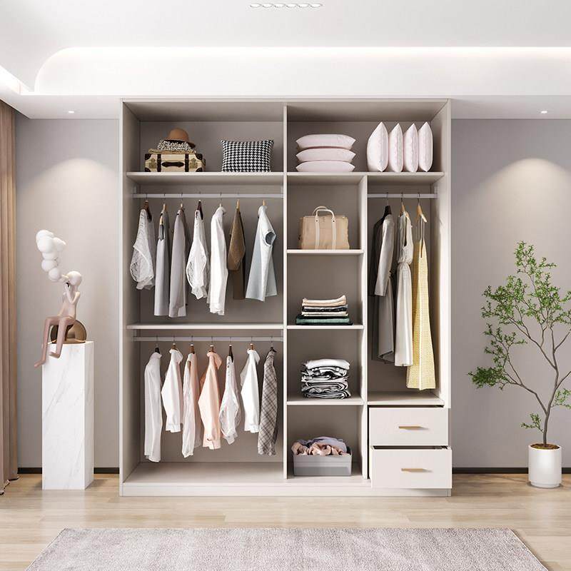 小户型拉门衣柜家用卧室一门到顶现代简约收纳柜移门衣橱定制柜,淘宝优惠券,粉丝福利购,淘宝优惠卷
