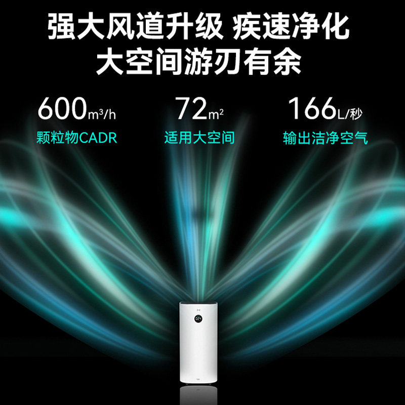 鸿蒙智选 720空气净化器机棋牌麻将室除甲醛二手烟味异味商用办公