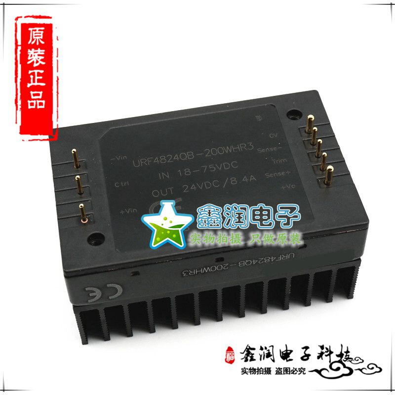 URF4824QB-200WHR3 DC-DC电源模块18-75V转24V8.4A带散热器-图3