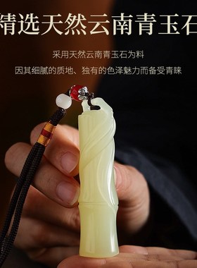 玉石手把件文玩h解压可随身把玩古玩件节节高升送男士礼物桌面摆