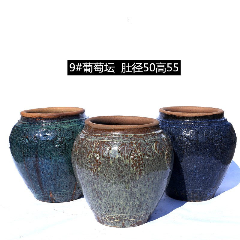 多款园林景观小区庭院布景装饰AA陶罐粗陶花钵覆古做旧老式花盆坛,淘宝优惠券,粉丝福利购,淘宝优惠卷
