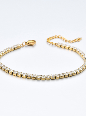 朗同彩色水晶手链女款2025新款