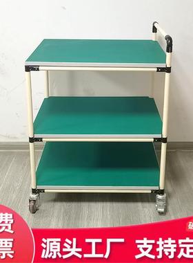 小型配件工具车防静电周转车多层带轮配货移动手推车老化架测试架
