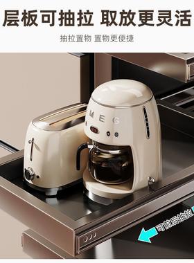 抽拉窄冰箱超窄落地式缝置物柜多功能厨房侧可边储物柜收纳架多层