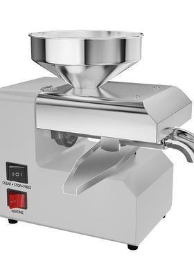 R8S榨油机家用小型榨油机全自动炸油机商用不锈钢榨油机