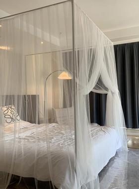 O&可订蚊帐家用落地加大拼接床老式纱帐2024新款床幔可可订特殊尺