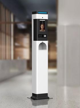 8英寸人脸识别体温安检门禁考勤机无接触自动消毒非接触测温