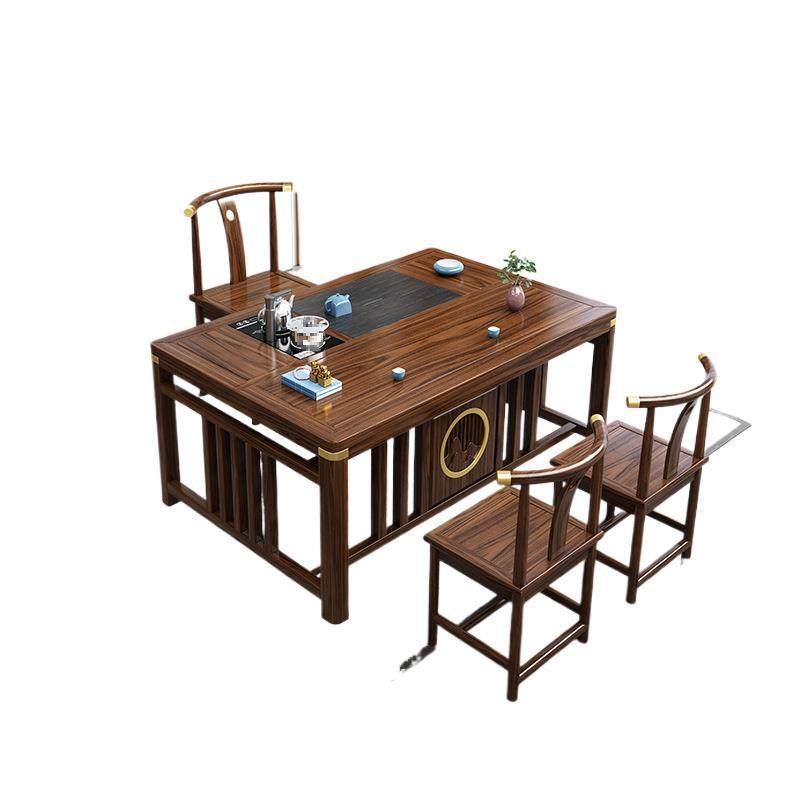 晟益新中式实木茶桌椅组合办公家用茶桌一体一整套功夫泡茶台茶几,淘宝优惠券,粉丝福利购,淘宝优惠卷