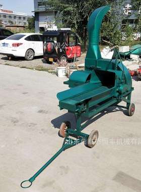 干湿两用秸秆铡草揉搓机6.8吨铡草揉搓一体机自动进料牧草揉丝机