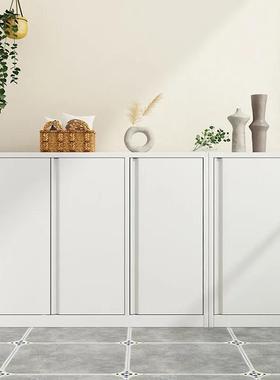 钢制家用柜收纳多层组合储物柜铁皮户外防水防晒简约置物柜子书柜