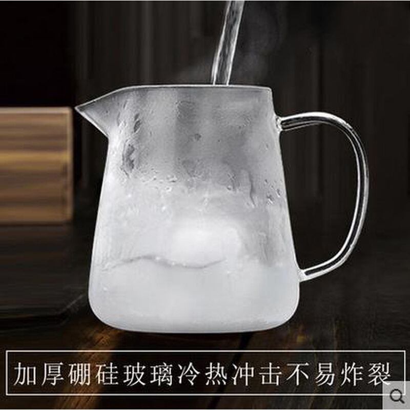 信泽茶具耐高温加厚玻璃手工提梁拉杆耐热煮茶壶办公家用套装大号