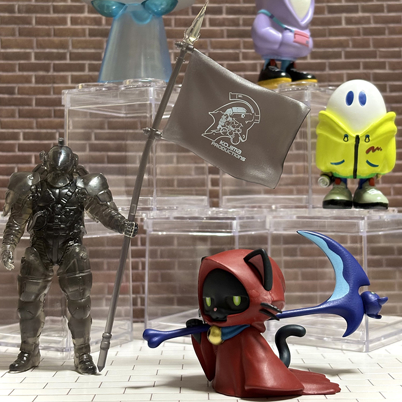 预售#正版HMA 背着死神镰刀的猫咪扭蛋 死神三花猫潮玩摆件 - 图2