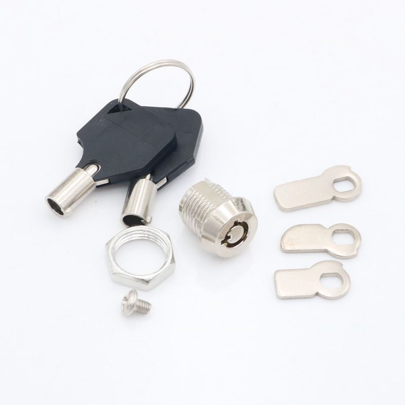 极速MS506h小梅花撢子锁小圆柱转舌锁小电箱通讯箱信箱机械撢子小 - 图3