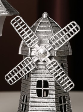 极速创意塑料灯塔风车小夜灯复古节日家居礼品学生V男女小孩礼物