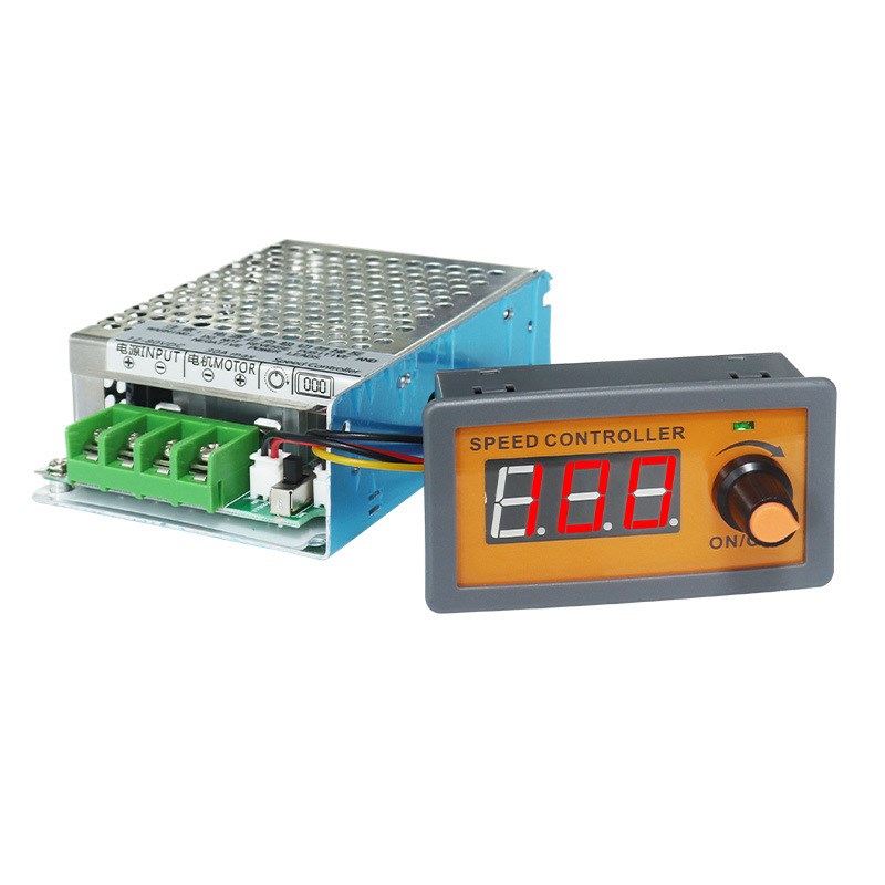 数显PWM直流电机调速器12V-80V30A大功率控制器缓启缓停调光开关 - 图2