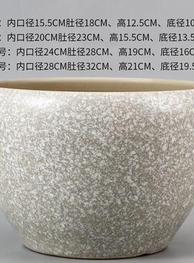 花盆陶瓷简约家用特大号口径发财树长寿花三角梅盆栽特价清仓包邮