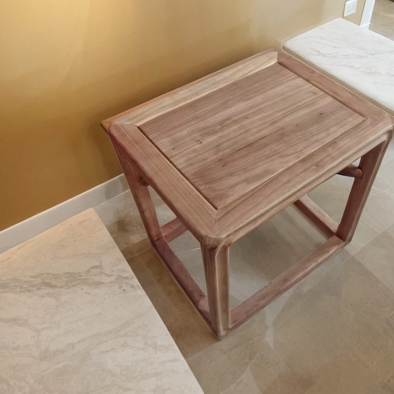 老榆木小板凳实木家用矮方凳子换鞋凳儿童成人茶几凳原木色,淘宝优惠券,粉丝福利购,淘宝优惠卷