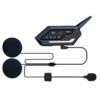 Motorcycle helmet Bluetooth intercom wireless headset cycling helmet headset 2 people 1000 meters intercom