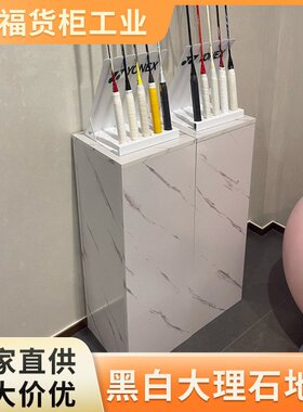 木质仿大理石纹路服装店模特橱窗地台工艺品展示台底座直播站台