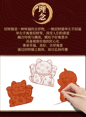 呆闷德树脂存钱罐中式店铺