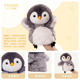 Denden Zoo Penguin Hand Puppet Plush Toy