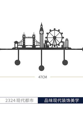 免打孔挂衣架壁挂墙上进门口入户轻奢挂钩玄关衣帽墙壁式衣服新款