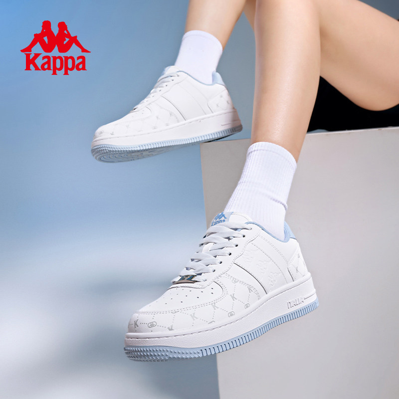 Kappa女鞋板鞋女款2026秋冬新款潮流休闲鞋子学生厚底增高小白鞋,淘宝优惠券,粉丝福利购,淘宝优惠卷