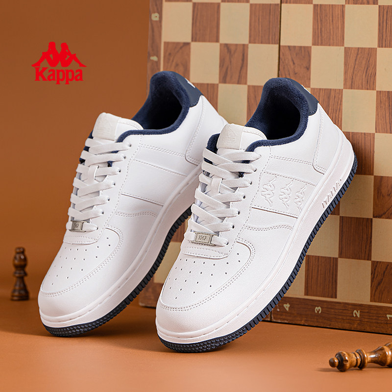 Kappa男鞋板鞋男款2026冬季新款厚底增高休闲鞋子女加绒保暖棉鞋,淘宝优惠券,粉丝福利购,淘宝优惠卷