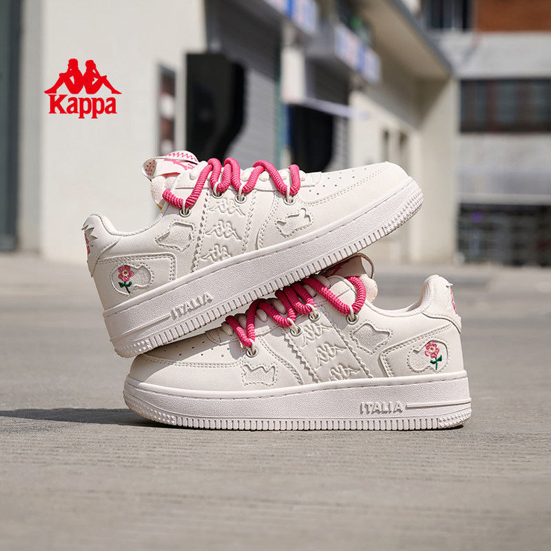 Kappa女鞋小白鞋女款2026秋冬新款爆款厚底增高休闲板鞋运动鞋子,淘宝优惠券,粉丝福利购,淘宝优惠卷