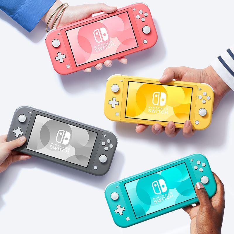 任天堂Switch NS主机 Lite游戏掌机动物之森主机粉色绿色限定版-图1