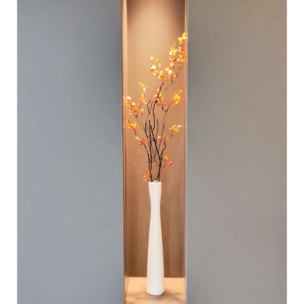 北欧长款细高陶瓷花瓶干花插花器白色电视柜开放格玄关柜装饰摆件,淘宝优惠券,粉丝福利购,淘宝优惠卷