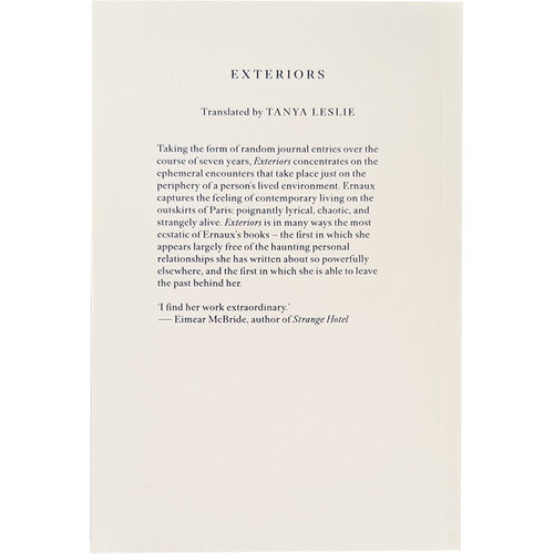 进口英文原版  2022年诺贝尔文学奖得主  Exteriors 外观 安妮埃尔诺 外国法国现代小说文学 Annie Ernaux 现货 - 图3