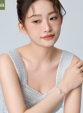 NININA蝴蝶结珍珠手链送女友闺蜜