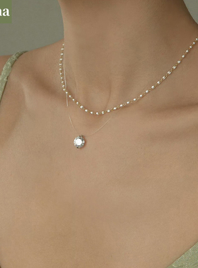 NININA人鱼之泪项链锁骨链爆款轻奢小众轻奢项链高级感赵露思同款
