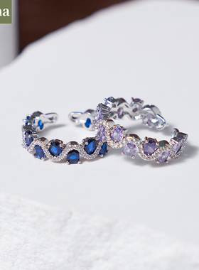 NININA锆石开口戒送闺蜜女友礼物