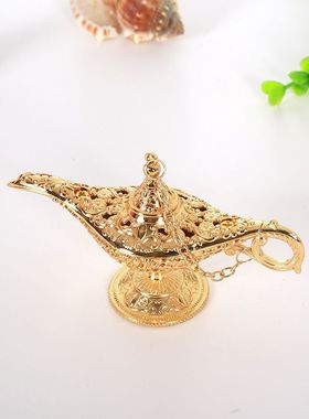 极速新款特小号i阿拉丁小神灯金属许愿灯家居酒店摆件民宿桌面装