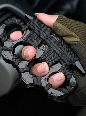 极速加厚指虎四指拳套锌合金y戒指防身合法武器自卫铁拳头指环拳