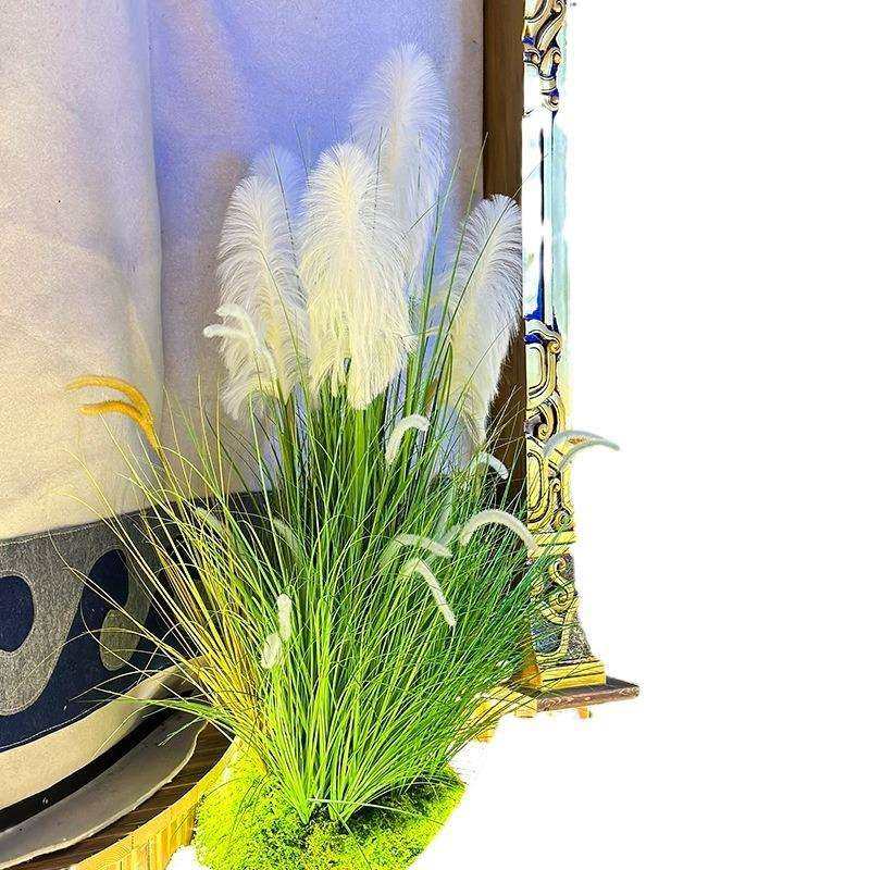 网红露营风绿植仿真芦苇草仿真花盆栽狗尾巴草盆景假绿植景观装饰,淘宝优惠券,粉丝福利购,淘宝优惠卷