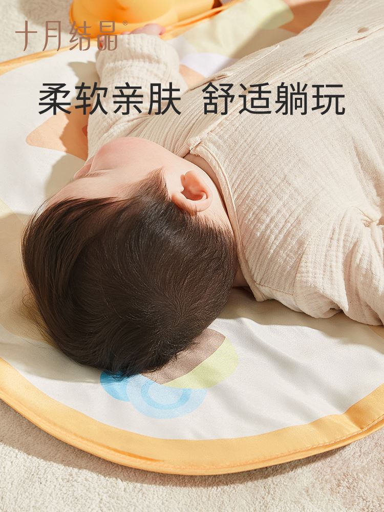 十月结晶脚踏钢琴新生婴儿脚蹬床铃健身架宝宝多功能益智早教玩具 - 图3