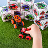 Boxed inertial off-road vehicle, fall-resistant climbing car, children's four-wheel drive car model, boy toy car, baby gift