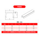 Aluminum profile 20/30/40 soft hard flat seal