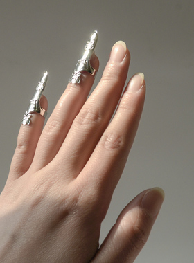 极速20b22新款古装古风护甲套宫廷指甲扣手指甲套同款短款日常ins