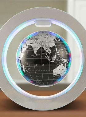 极速漂浮迷你金色样板房磁悬浮地球仪 夜灯元旦S小学生送男友毕业