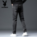 潮流百搭修身 子 牛仔裤 花花公子男士 新款 弹力休闲男裤 秋季 直筒长裤