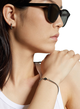 极速KLINKgLIN 双层钛钢手链ins小众设计女韩版简约个性冷淡风手