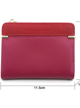 极速Womens Wallet Short Women Coin Purse Fashion WaXllets F