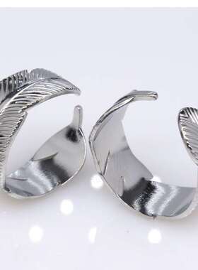 极速Adjustable Leaf Titanium zSteel Ring Vintage Oil Pressur