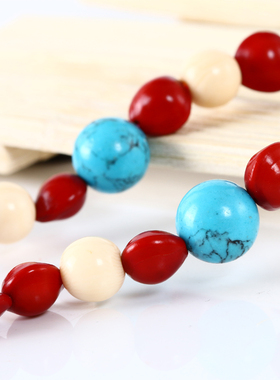 极速红心菩提子j手串108颗佛珠相思豆红豆手链心心相印情人节礼物