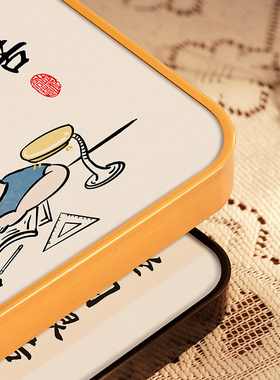 新品学习很苦坚持很酷激励孩子学生D励志摆件儿童自律桌面书桌装