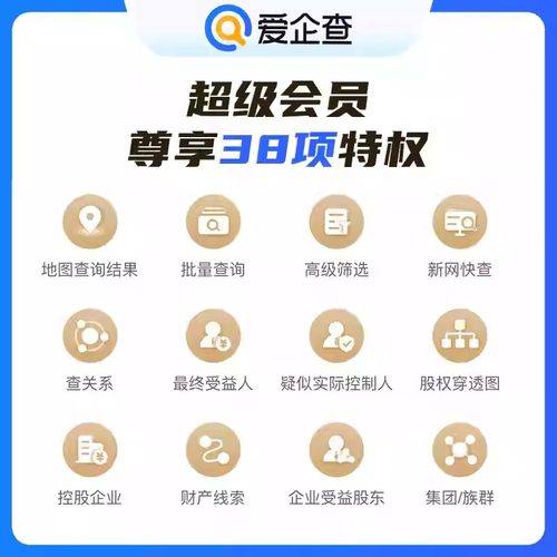 【低至0.76元/天】爱企查svip超级会员7天一个月年卡查询导出下载 - 图1